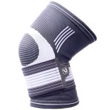 Genunchiera Ajustabila cu Banda Reglabila, Stabilizator Medical pentru Genunchi, Compresie si Material Respirabil, Marime Universala, Pentru Sport, Re
