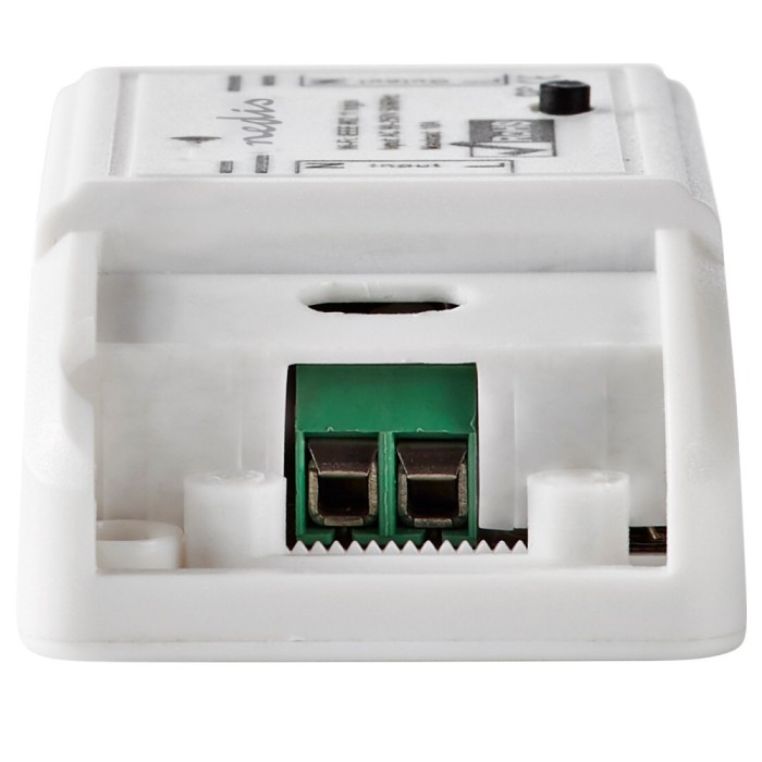 Releu inteligent programabil Nedis WIFIPS10WT, Wi-Fi, 10A, alb