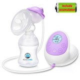 Cumpara ieftin Pompa San Electrica Kidscare KC103 Plus Acumulator, 15 Niveluri Aspiratie, Afisaj LCD, Fara BPA, Recipient 130ml, Tetina Silicon