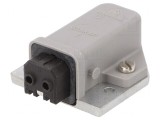 Conector dreptunghiular ST soclu mamă 2 PIN cositorit IP54