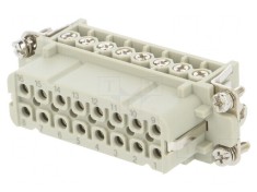 Conector HDC Inserturi Contact Mamă 16P 16A