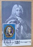 Carte postala maxima Romania 1973 Dimitrie Cantemir 300 Ani de la Nastere Iasi - A228