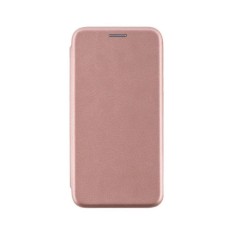 Husa de protectie Flippy compatibila cu Samsung Galaxy A21S Magnet Book Case Roz-Auriu foto