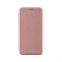 Husa de protectie Flippy compatibila cu Samsung Galaxy A51 Magnet Book Case Roz-Auriu