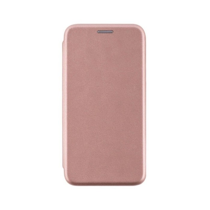 Husa de protectie Flippy compatibila cu Huawei P40 Lite Magnet Book Case Roz-Auriu