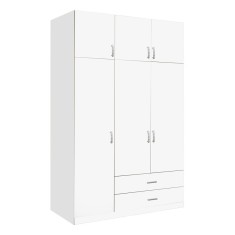 Dulap dormitor Royal Pako World Alb 150x58x230 cm