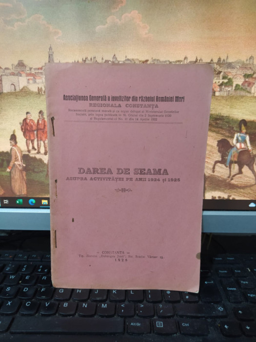 Asociația generală a Invalizilor, Regionala Constanța, Darea de seamă 1926, 118