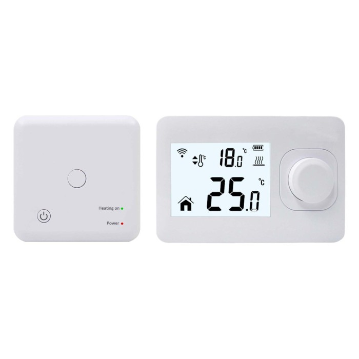 Aproape nou: Termostat fara fir PNI CT61S pentru centrale termice, afisaj iluminat,