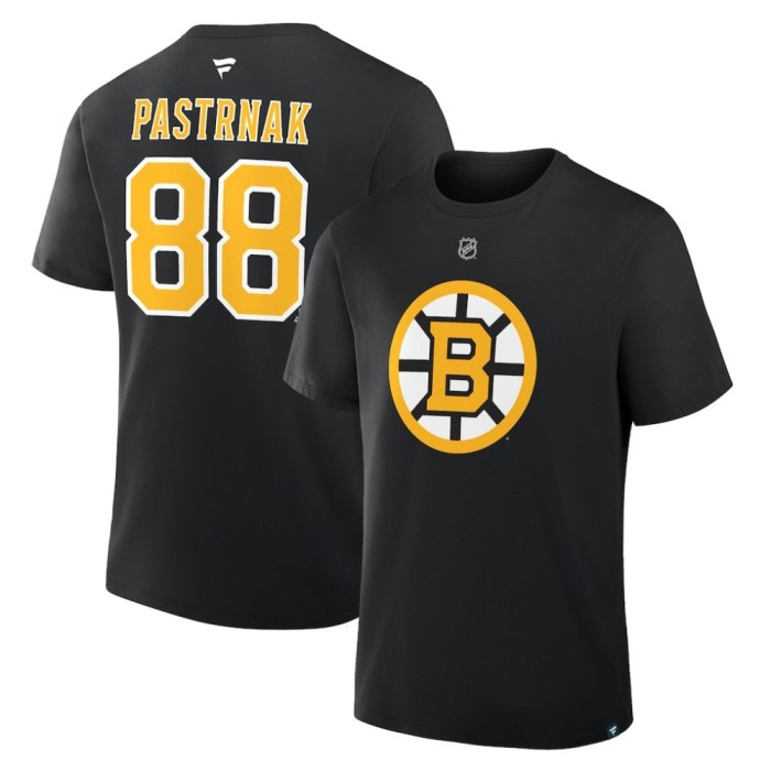 Boston Bruins tricou de copii David Pastrň&aacute;k Flat Alt.Captains N&amp;amp;N Tee - Dětsk&eacute; S (6 - 8 let)