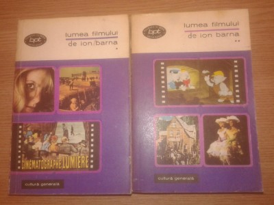 Lumea filmului (2 volume) - Ion Barna (Editura Minerva, 1971; BPT 630, 631) foto