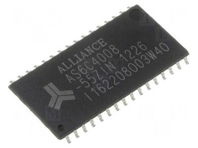 Memorie SRAM 4Mb 512kx8 2.7-5V 55ns TSOP32 II foto