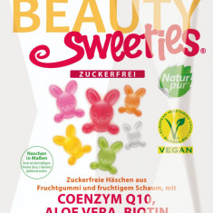 Jeleuri gumate fara zahar Iepurasi, 125g, Beauty Sweeties