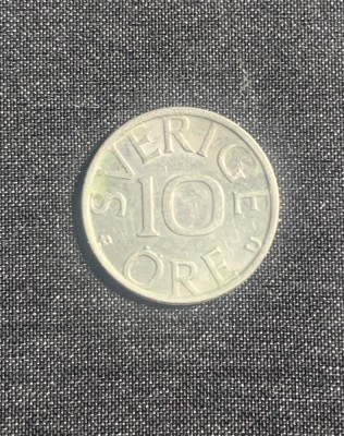 Moneda 10 ore 1978 Suedia foto