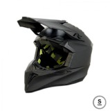 Cumpara ieftin Casca pentru copii, pentru motocicleta, ATV, bicicleta , Enduro, Cross , marime S (49, 50 cm), Negru mat