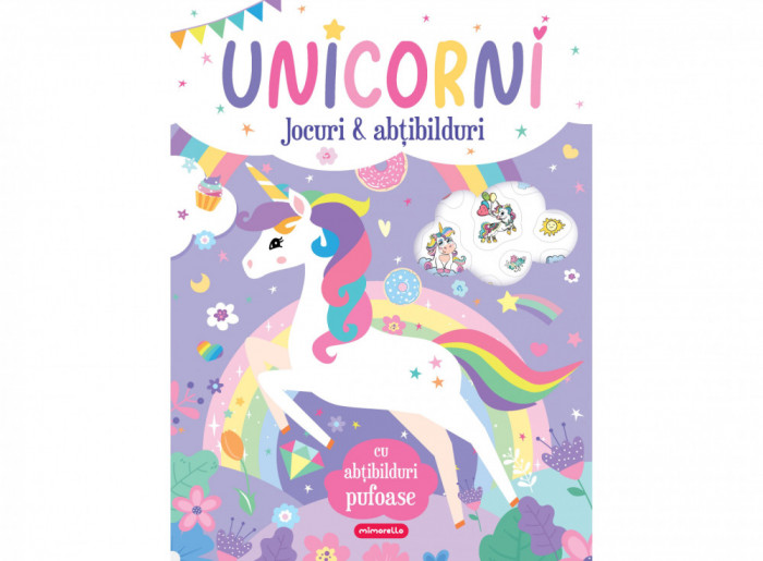 Unicorni - Jocuri Si Abtibilduri, - Editura Mimorello