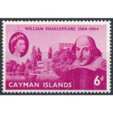 Insulele Cayman 1964 - William Shakespeare, neuzat