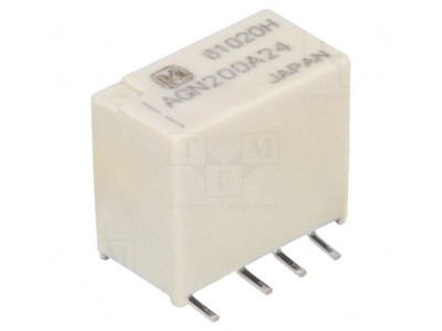 Releu Electromagnetic DPDT 24VDC 1A foto
