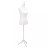 vidaXL Manechin bust pentru dame, alb
