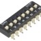 Comutator DIP-SWITCH 8 Secțiuni SMT 0.1A 50VDC