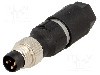 Conector M8, 3 pini, clasa etanseitate IP65, IP67, LAPP - 22260993