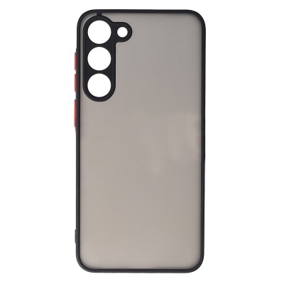 Husa Samsung S23 5G s911 Silicon+Plastic Colored Buttons Negru foto