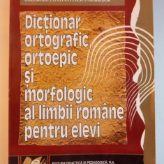 DICTIONAR ORTOGRAFIC , ORTOEPIC SI MORFOLOGIC AL LIMBII ROMANE PENRU ELEVI de GHEORGHE CONSTANTINESCU DOBRIDOR , EDITIA A II A REVAZUTA SI ACTUALIZATA