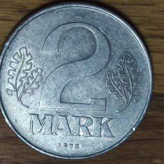 RDG DDR Germania republica democrata - moneda de colectie - 2 mark 1975 -superba