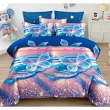 Cumpara ieftin Lenjerie de Pat Bumbac Finet, 1 Persoana , 4 Piese- KX8006