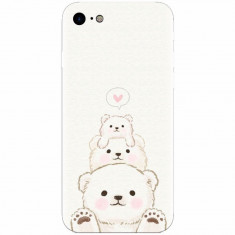 Husa silicon pentru Apple Iphone 7, Family Bear