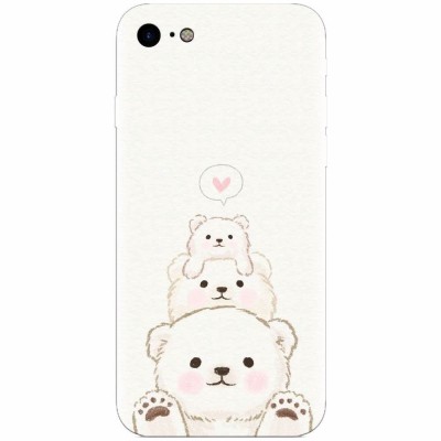 Husa silicon pentru Apple Iphone 5c, Family Bear foto