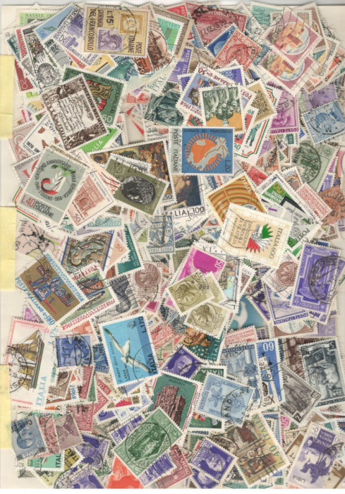 ITALIA.Lot peste 1380 buc. timbre stampilate DL.36