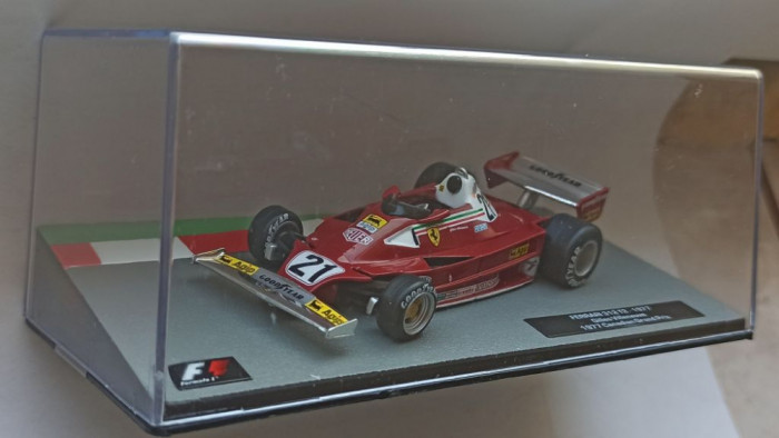 Macheta Ferrari 312 T2 Gilles Villeneuve Formula 1 1977 - Altaya 1/43 F1