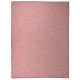 Cumpara ieftin Covor de exterior, rosu, 120x170 cm, tesatura plata
