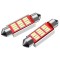 Set 2 Becuri auto LED, C5W Sofit, 12 SMD, Canbus fara eroare 39 mm, BZRSH
