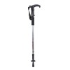 Baston metalic telescopic, reglabil intre 67 si 135 cm pentru sustinere si drumetii
