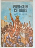 POVESTIRI ISTORICE PENTRU COPII SI SCOLARI - SOIMI AI PATRIEI SI PIONIERI de DUMITRU ALMAS , PARTEA I , coperta si ilustratii de VALENTIN TANASE , 198