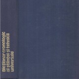Colectiv - Dictionar cronologic al stiintei si tehnicii universale - 105567