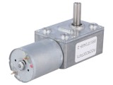 Motor DC cu angrenaj melcat 6-15V 1A Ax crestat D 150:1