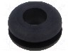 Man&amp;#351;on pentru cabluri, panou max. 2,4mm, elastomer termoplastic TPE, ESSENTRA - 10089590