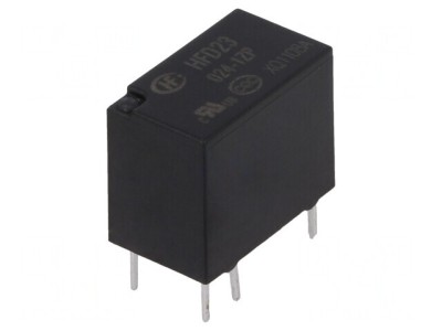 Releu Electromagnetic 24VDC 2A 0,5A/125VAC PCB SPDT foto