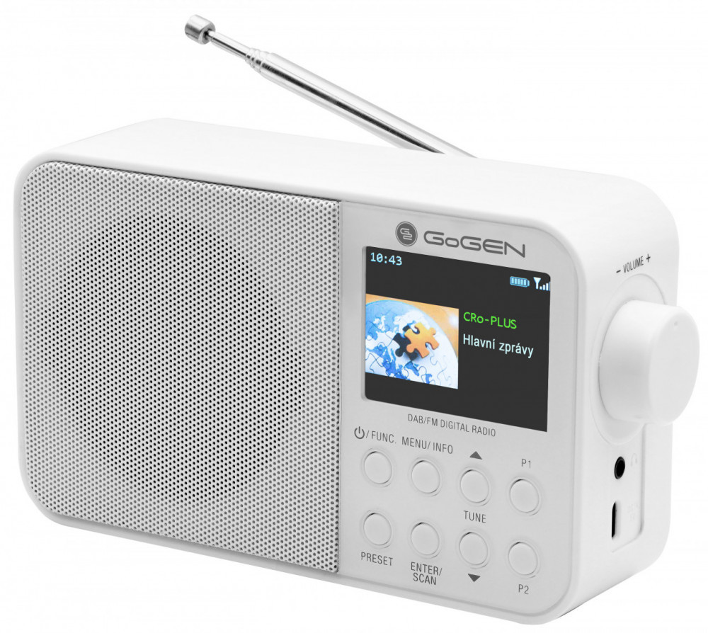 Radio portabil GoGEN DAB 500 BTCW cu tuner DAB+ si FM, 1W, Bluetooth,  LCD... | Okazii.ro