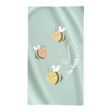 Prosop de Plaja pentru Copii, 80 x 140 cm, Be Happy