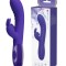 Vibrator Iepuras Cerberus Youth, Vibrating&amp;Licking, Silicon, USB, Violet, 20.6 cm