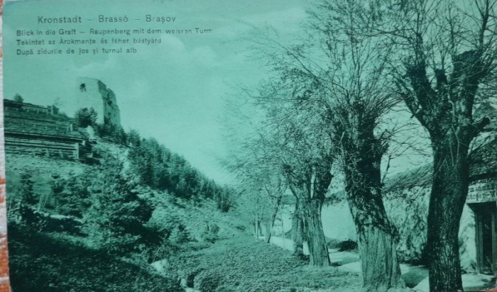 Carte postala, Brasov, 1925