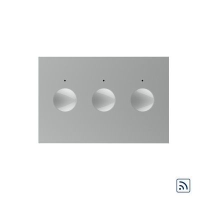 Modul intrerupator triplu wireless cu touch Livolo standard Italian, Serie noua SmartElectro IntelligentHouse foto