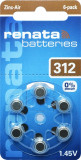 Baterie auditiva ZA312, PR41 Renata, 6buc/blister