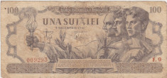 ROMANIA 100 LEI 5 DECEMBRIE 1947 F foto