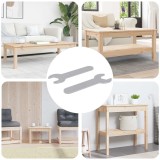 vidaXL Cheie de piulițe 2 pcs Argintiu 13 mm Fier 864874