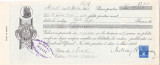 Banca Nationala - Cambie - BILET LA ORDIN 1936 TIMBRU SEC 72 LEI APOSTILA