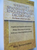 Webster&#039;s Spanish/English , English/Spanish dictionary